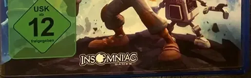 Ratchet & Clank, the USK square on its front
