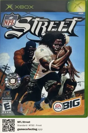 NFL Street Xbox, NTSC box front