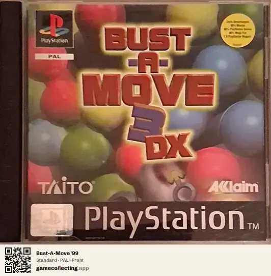 Bust-A-Move '99 PlayStation, PAL box front