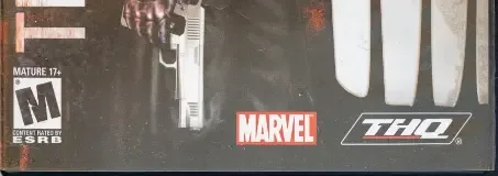 The Punisher, the ESRB box on its front
