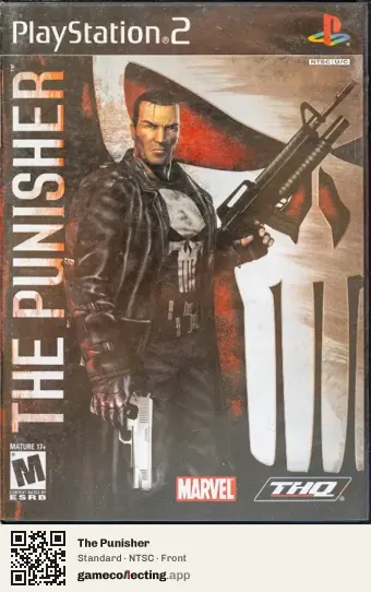 The Punisher PlayStation 2, NTSC box front