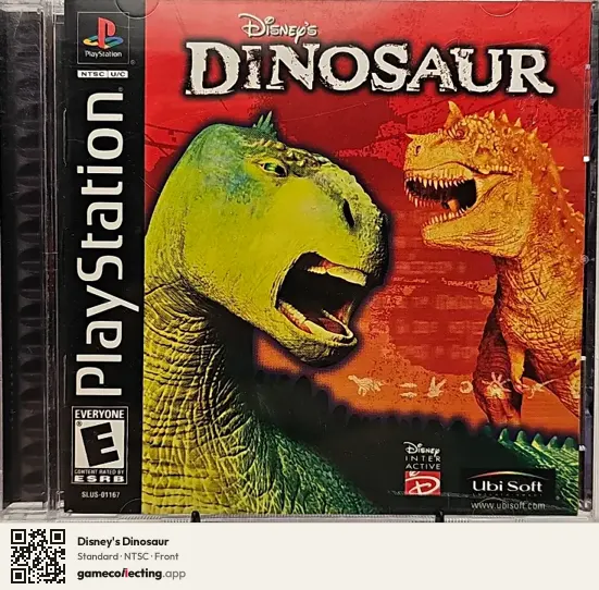 Disney's Dinosaur PlayStation, NTSC box front