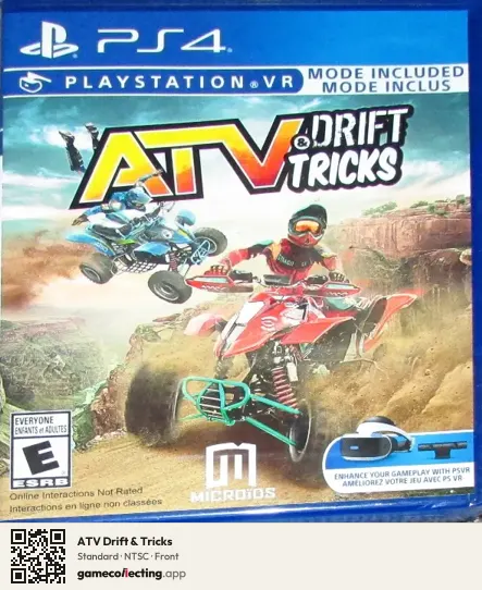 ATV Drift & Tricks PlayStation 4, NTSC box front