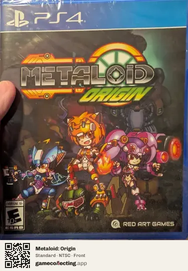 Metaloid: Origin PlayStation 4, NTSC box front