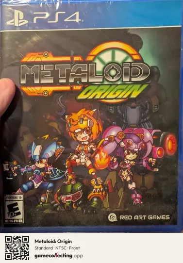 Metaloid: Origin PlayStation 4, NTSC box front