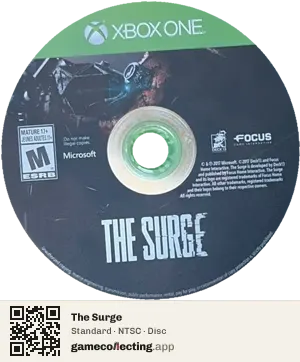 The Surge Xbox One, NTSC disc