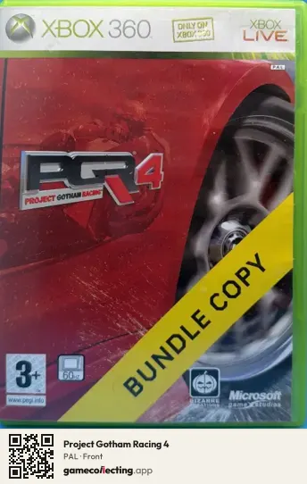 Project Gotham Racing 4 Xbox 360, PAL box front