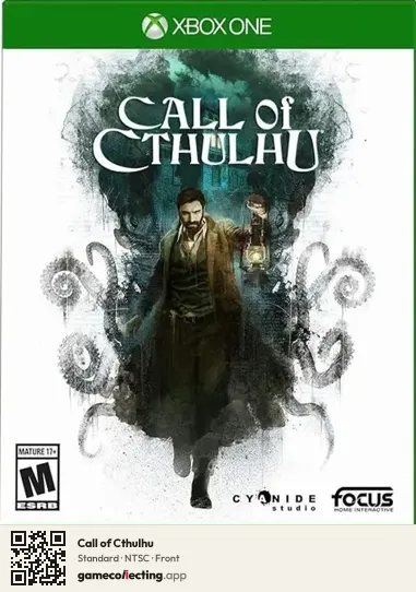 Call of Cthulhu Xbox One, NTSC box front