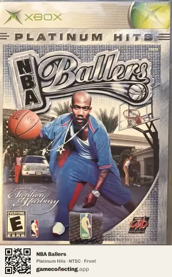 NBA Ballers Xbox, NTSC box front