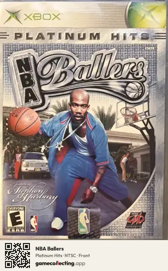 NBA Ballers Xbox, NTSC box front