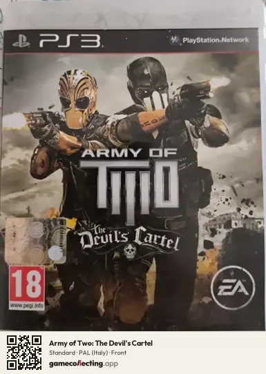 Army of Two: The Devil's Cartel PlayStation 3, Italy box front