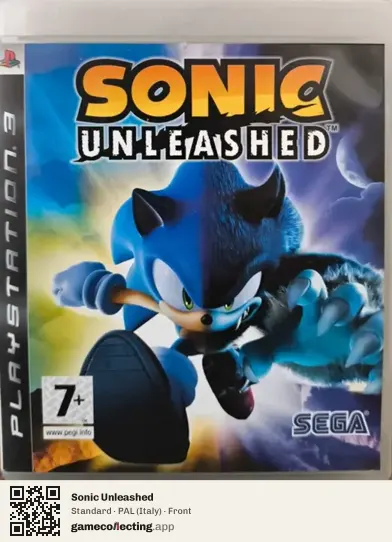 Sonic Unleashed PlayStation 3, Italy box front