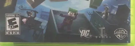 LEGO Batman: The Videogame, the ESRB box on its front