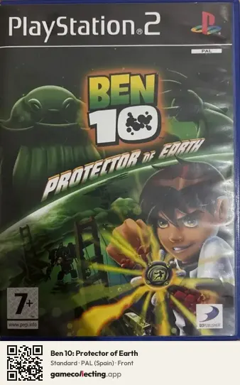 Ben 10: Protector of Earth PlayStation 2, Spain box front