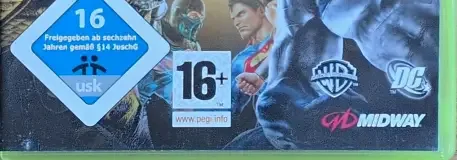 Mortal Kombat vs. DC Universe, the USK square on its front
