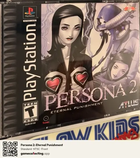 Persona 2: Eternal Punishment PlayStation, NTSC box front