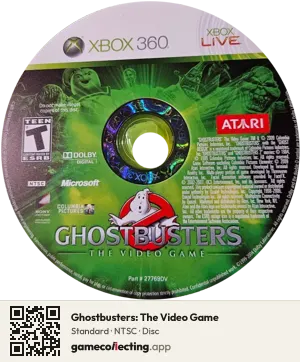 Ghostbusters: The Video Game Xbox 360, NTSC disc