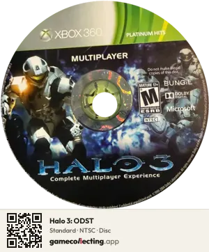 Halo 3: ODST Xbox 360, NTSC disc