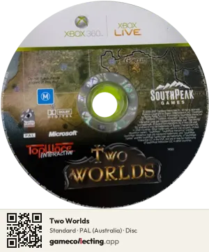Two Worlds Xbox 360, PAL disc