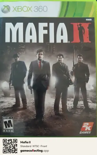 Mafia II Xbox 360, NTSC box front