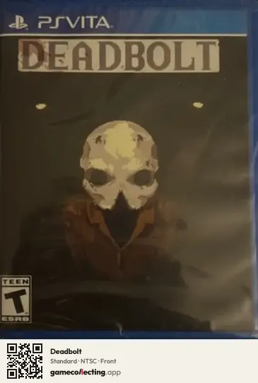 Deadbolt PlayStation Vita, NTSC box front