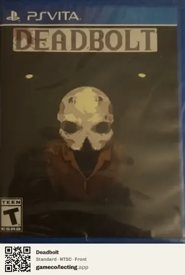 Deadbolt PlayStation Vita, NTSC box front