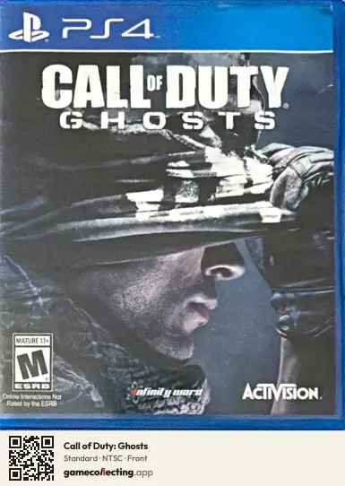 Call of Duty: Ghosts PlayStation 4, NTSC box front