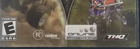MX vs. ATV Unleashed, the ESRB box on its front
