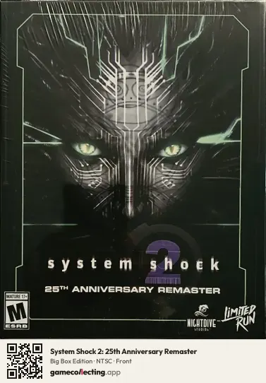 System Shock 2: 25th Anniversary Remaster PlayStation 5, NTSC box front