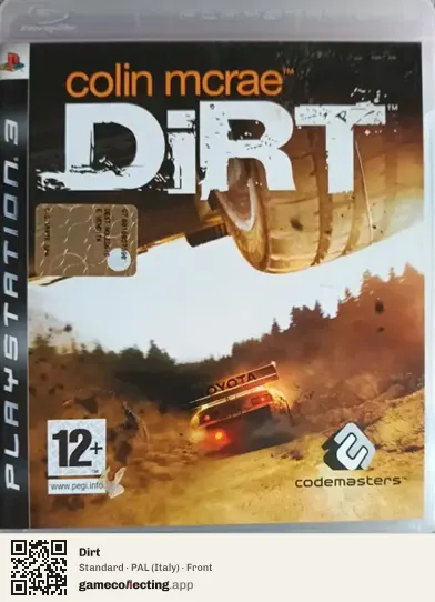 Dirt PlayStation 3, Italy box front