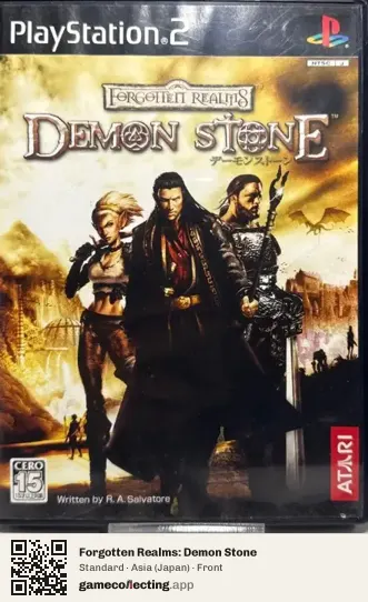 Forgotten Realms: Demon Stone PlayStation 2, Asia box front