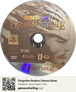 Forgotten Realms: Demon Stone PlayStation 2, Asia disc
