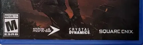 Shadow of the Tomb Raider, the ESRB box on its front
