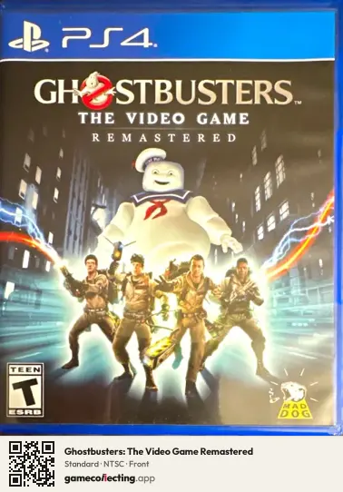 Ghostbusters: The Video Game Remastered PlayStation 4, NTSC box front