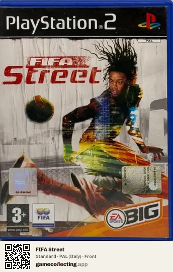 FIFA Street PlayStation 2, Italy box front
