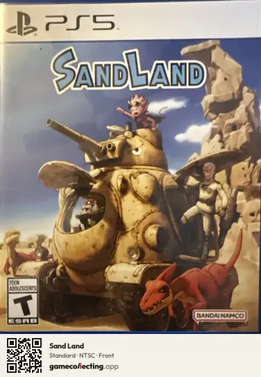 Sand Land PlayStation 5, NTSC box front