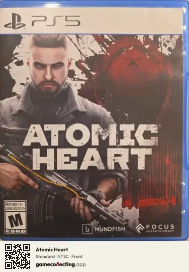 Atomic Heart PlayStation 5, NTSC box front