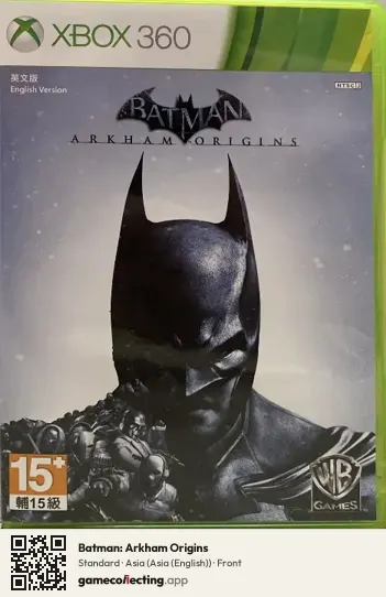 Batman: Arkham Origins Xbox 360, Asia (English) box front