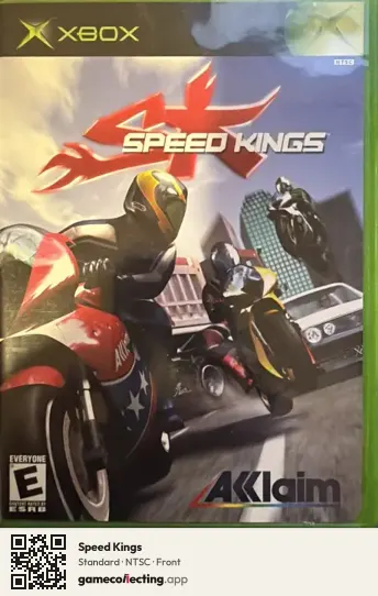 Speed Kings Xbox, NTSC box front