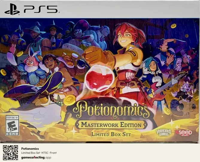 Potionomics PlayStation 5, NTSC box front