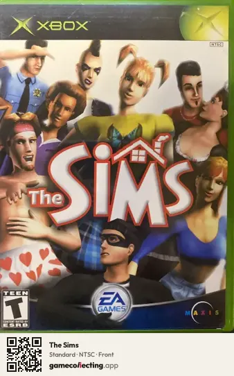 The Sims Xbox, NTSC box front