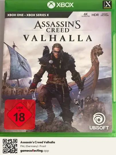 Assassin's Creed Valhalla Xbox One, Germany box front