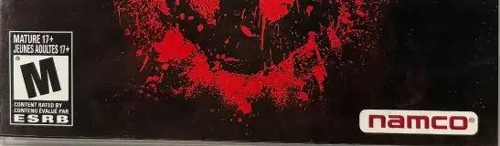 Splatterhouse, the ESRB box on its front