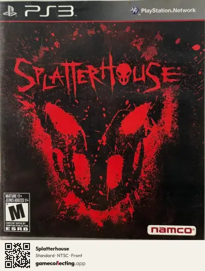 Splatterhouse PlayStation 3, NTSC box front