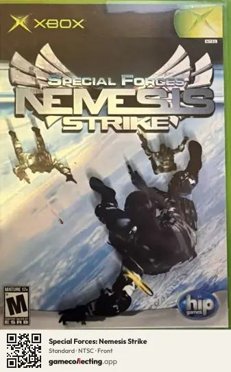 Special Forces: Nemesis Strike Xbox, NTSC box front
