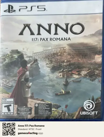 Anno 117: Pax Romana PlayStation 5, NTSC box front