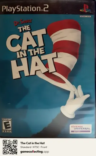The Cat in the Hat PlayStation 2, NTSC box front