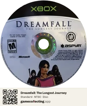 Dreamfall: The Longest Journey Xbox, NTSC disc