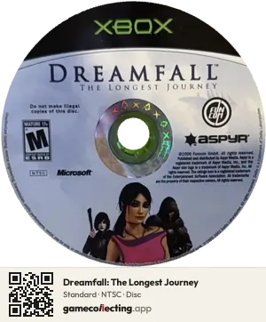 Dreamfall: The Longest Journey Xbox, NTSC disc