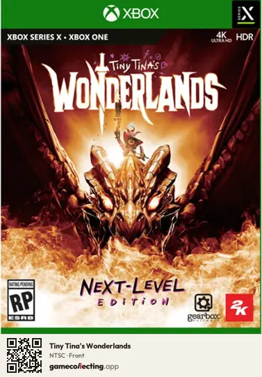 Tiny Tina's Wonderlands Xbox Series X, NTSC box front
